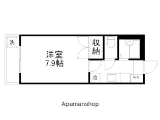 メイン黒髪【1階】の間取り