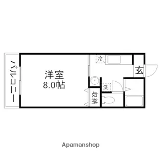ロマーノ花園【301号室】の間取り