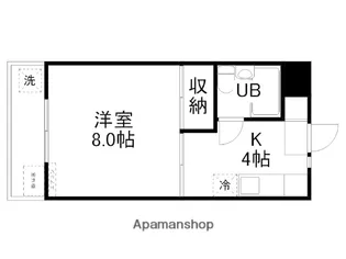 コーポ桐原【103号室】の間取り