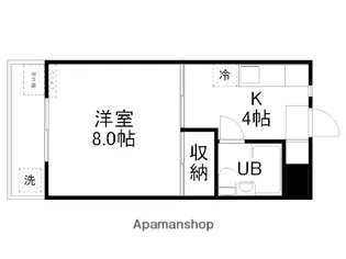 コーポ桐原【305号室】の間取り