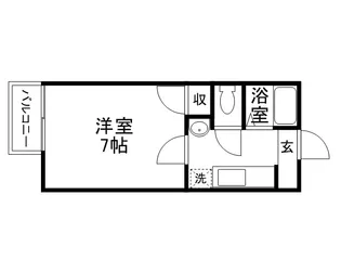 アミィ花園【205号室】の間取り