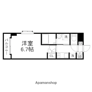 メイン21【1階】の間取り