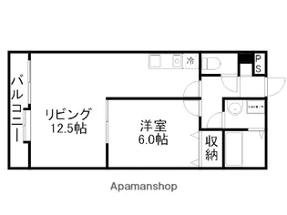 ダイコー新町【8階】の間取り