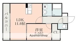 白山ヒルズ【4階】の間取り