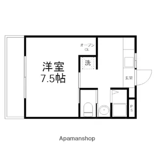 熊本県熊本市西区池田4丁目【マンション】の間取り