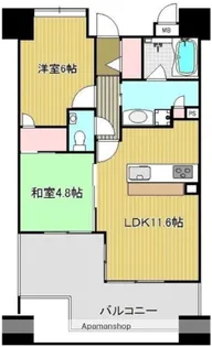 アルカサール・アルバ代継橋【7階】の間取り