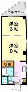 レオマンション祗園橋【3階】の間取り