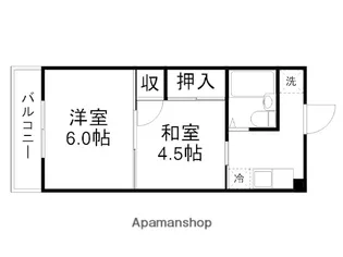 ロイヤルハイツ池田【219号室】の間取り