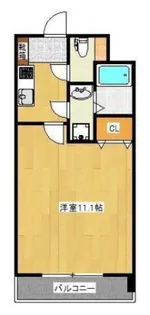 クロノス22上熊本【10階】の間取り