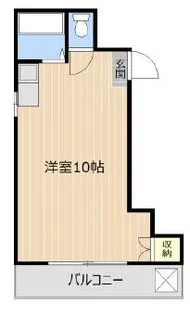 アルモ九品寺【5階】の間取り