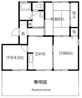 ティンカーベル【102号室】の間取り