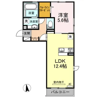 セブンリーフクローバー【2階】の間取り