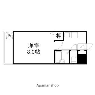 リバティーハイツ【302号室】の間取り