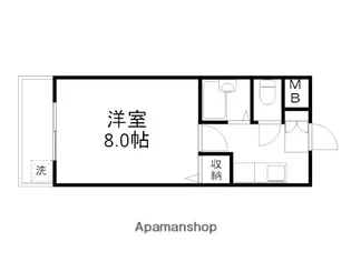 リバティーハイツ【307号室】の間取り