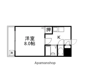 リバティーハイツ【103号室】の間取り