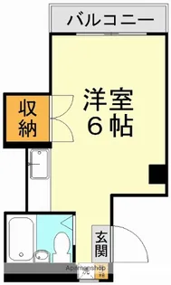 コーポフラワー【3階】の間取り