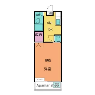 フォーレスト室園【3階】の間取り