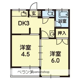 SG 八景水谷【204号室号室】の間取り