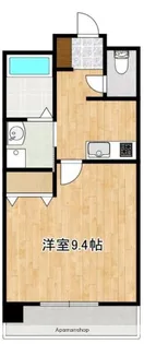 クロノス41新町Ⅳ【6階】の間取り