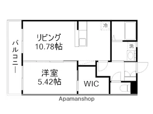 熊本県熊本市北区清水東町【マンション】の間取り