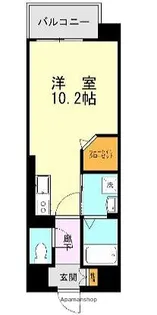 L.Aマンション子飼【6階】の間取り