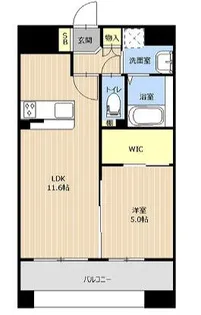 LIBTH坪井【10階】の間取り