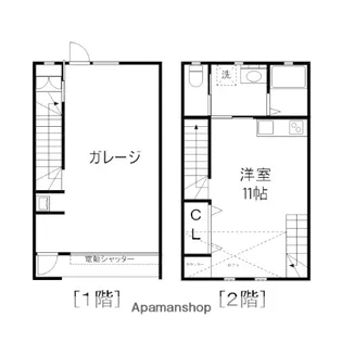 G−BASE ROUTE303【B号室】の間取り
