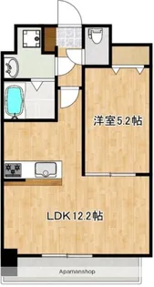 クロノス48練兵町【9階】の間取り