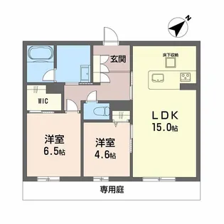 SHAMAISON PASTEQUE【104号室】の間取り