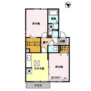 グランドソレイユ(下硯川)【1階】の間取り