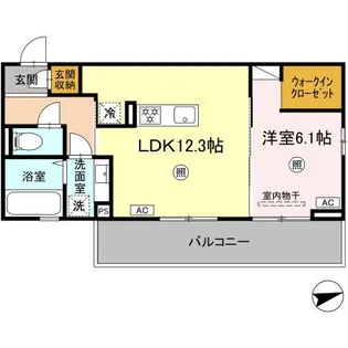 クロッカス千原台【2階】の間取り