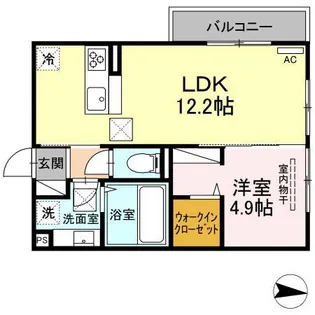 ロベッタ【1階】の間取り