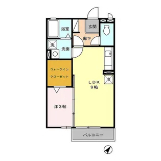 モナリエ池田【2階】の間取り