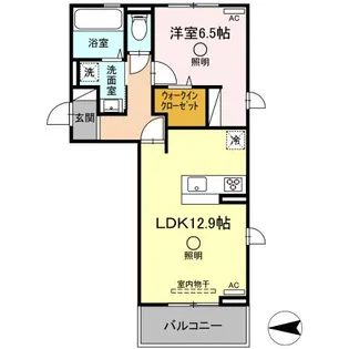 エーデル【3階】の間取り