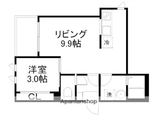 R−SMART本妙寺【1階】の間取り