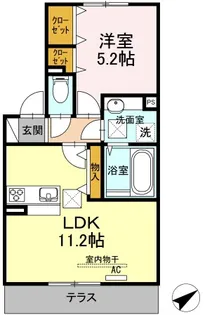 サクラハイム【1階】の間取り