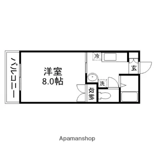 ロマーノ花園【2階】の間取り