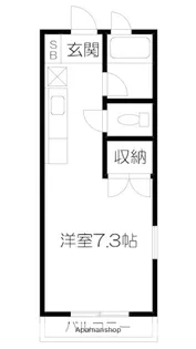マーカス黒髪【2階】の間取り