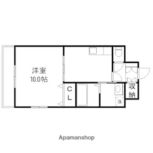 マリアマンション【3階】の間取り