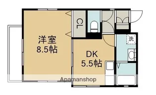 ポップ・アート・16【202号室】の間取り