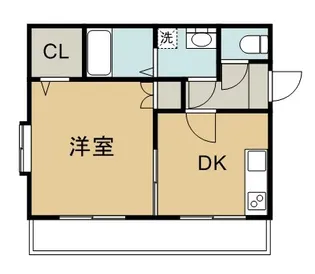 プランティーユ・住吉【301号室】の間取り