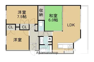 WINDOMリゾートK&S【301号室】の間取り