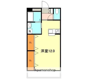 アーバン顕徳【303号室】の間取り