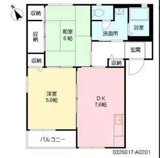M’Sスクエア【2階】の間取り