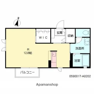 シャーメゾン松原【1階】の間取り