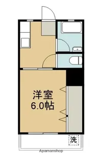 コーポ松本【401号室】の間取り