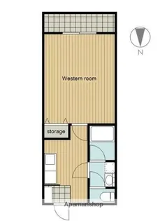 CORIN羽田【103号室】の間取り