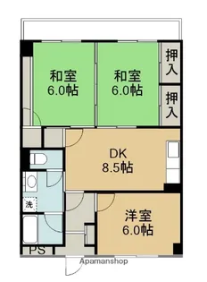 華聖ビル【403号室】の間取り