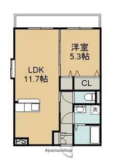 ユーミー葵【3階】の間取り