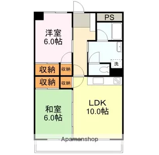 ③華聖ビル【501号室】の間取り